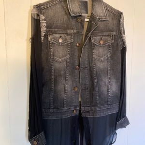 KILL CITY Black Vest and Sheer Shirt combo